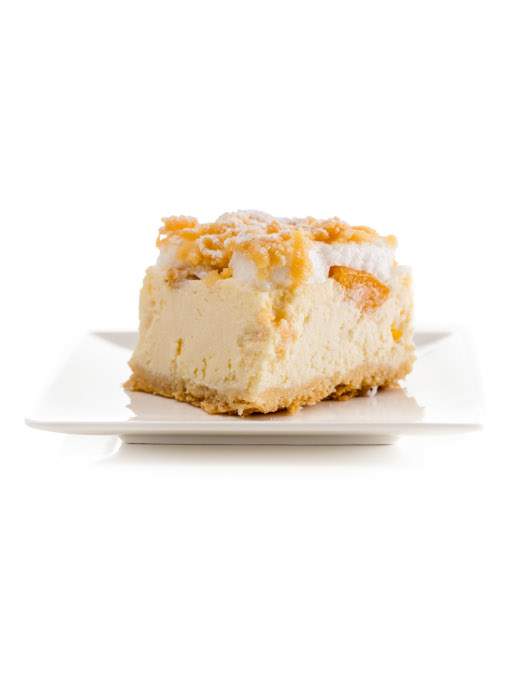 sernik z brzoskwinią